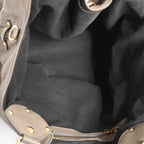 Louis Vuitton Mahina L Monogram Leather Shoulder Bag in Brown M93121