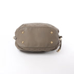 Louis Vuitton Mahina L Monogram Leather Shoulder Bag in Brown M93121