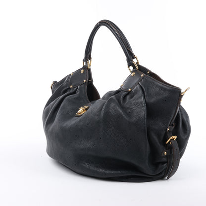 Sac à main Louis Vuitton Mahina Lunar L en cuir noir M95765