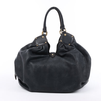 Sac à main Louis Vuitton Mahina Lunar L en cuir noir M95765