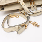 Louis Vuitton Monogram Mahina Stella PM Leather Handbag in Beige M93067