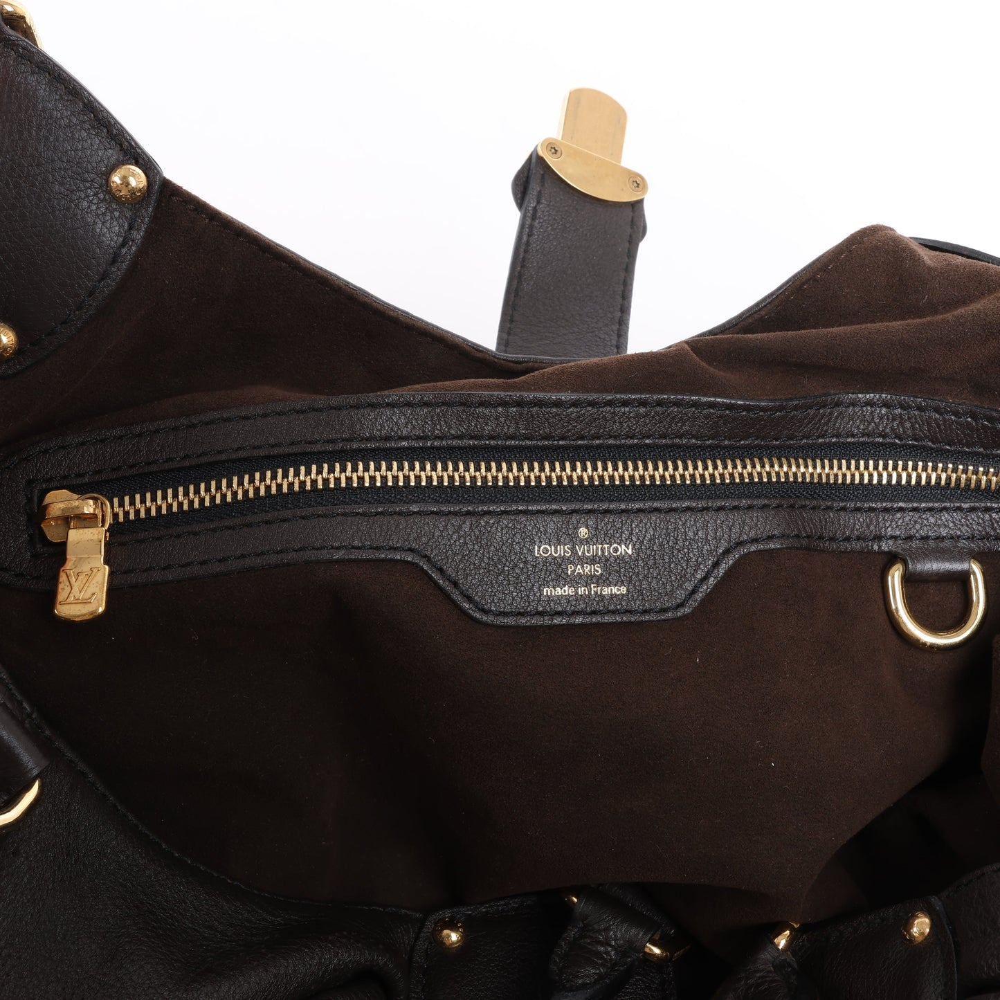 Louis Vuitton Monogram Mahina Leather Lunar XL Handbag in Brown M93810