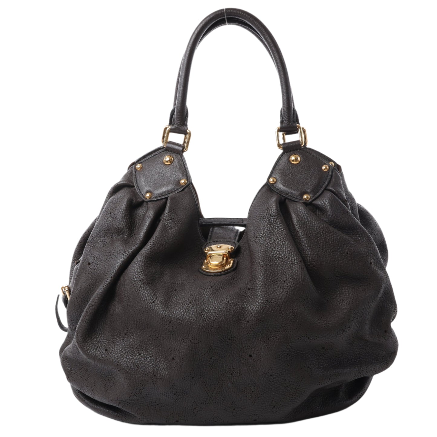 Louis Vuitton Monogram Mahina Leather Lunar XL Handbag in Brown M93810