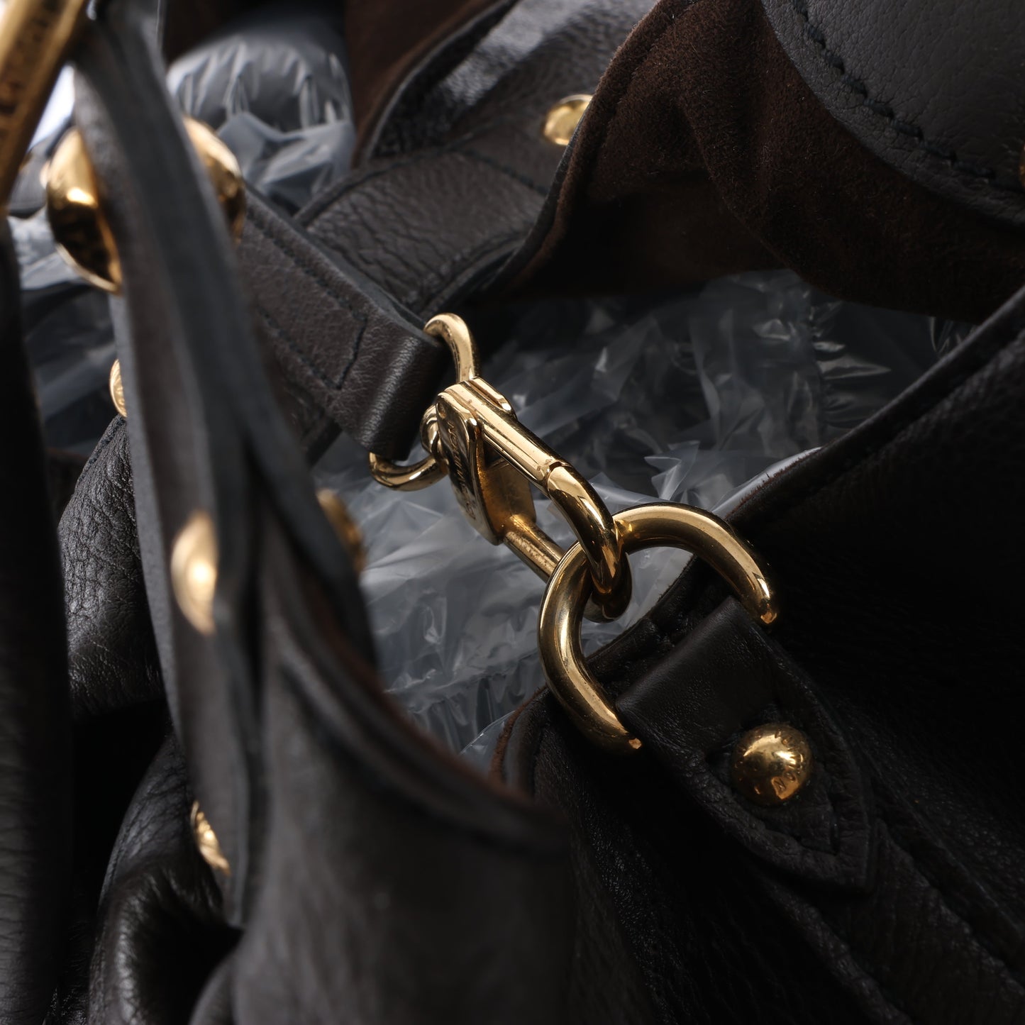 Louis Vuitton Monogram Mahina Leather Lunar XL Handbag in Brown M93810