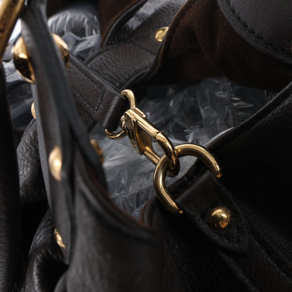 Louis Vuitton Monogram Mahina Leather Lunar XL Handbag in Brown M93810