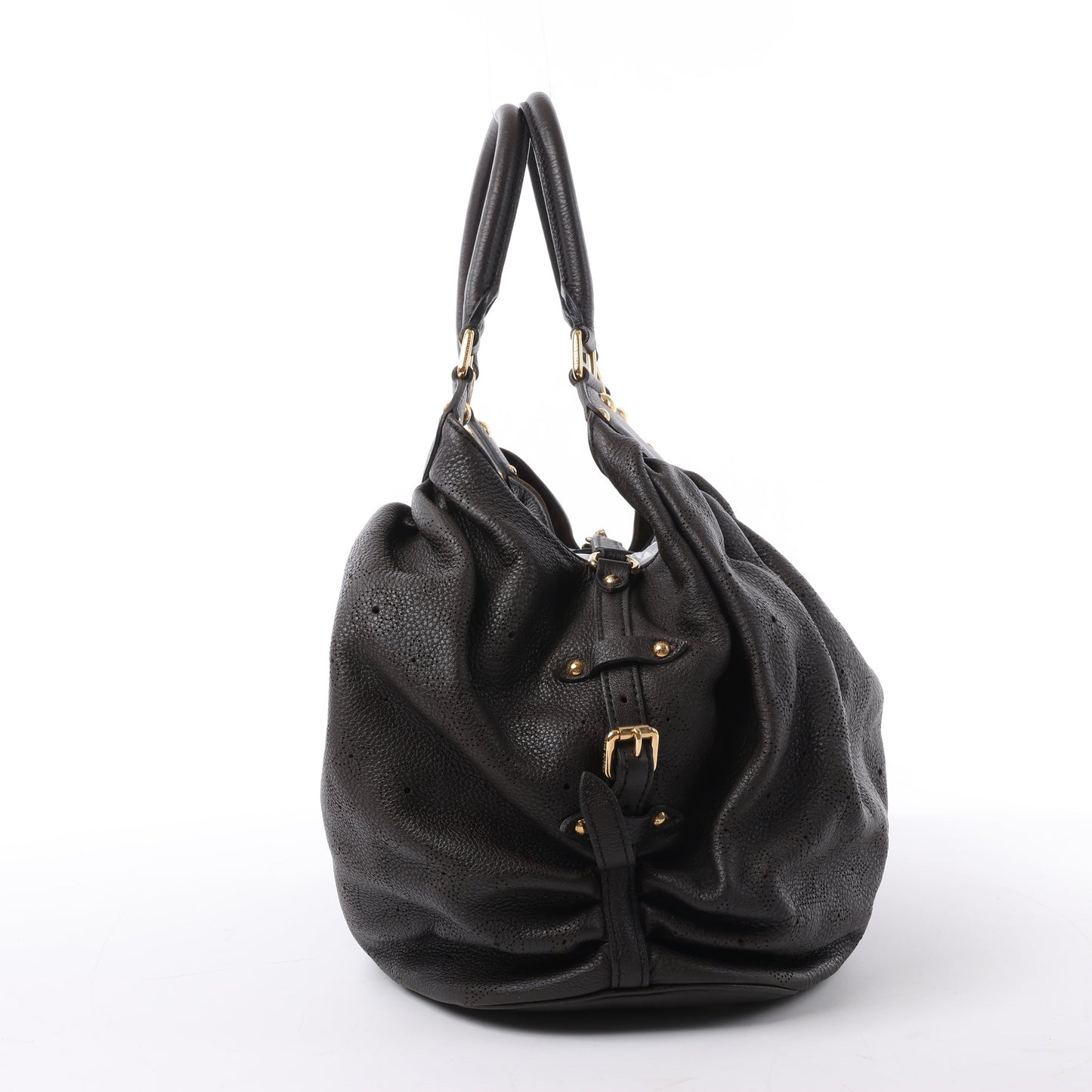 Louis Vuitton Monogram Mahina Leather Lunar XL Handbag in Brown M93810