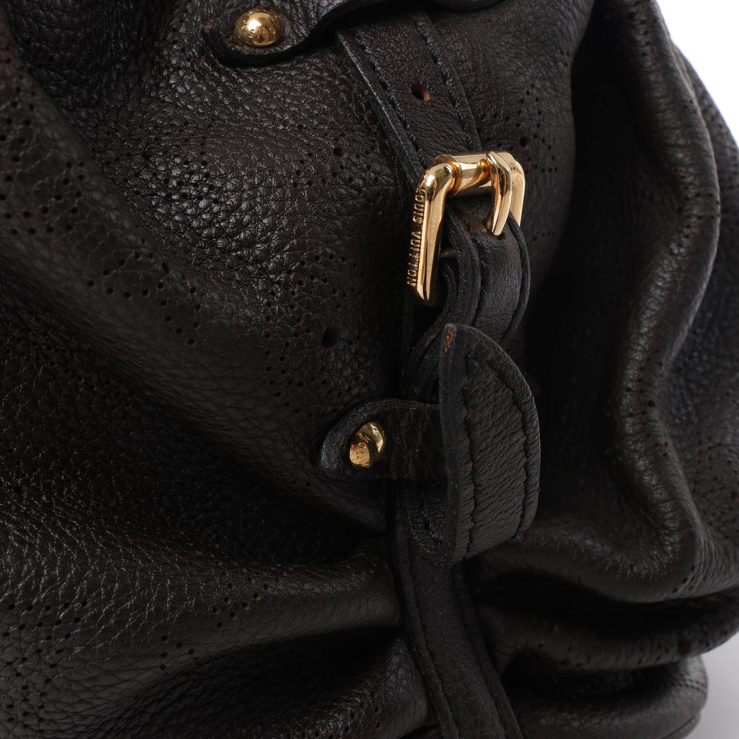 Louis Vuitton Monogram Mahina Leather Lunar XL Handbag in Brown M93810