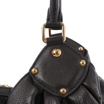 Louis Vuitton Monogram Mahina Leather Lunar XL Handbag in Brown M93810