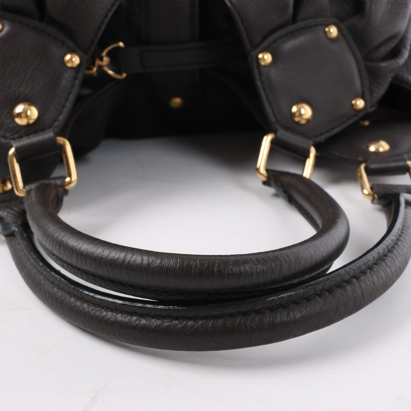 Louis Vuitton Monogram Mahina Leather Lunar XL Handbag in Brown M93810