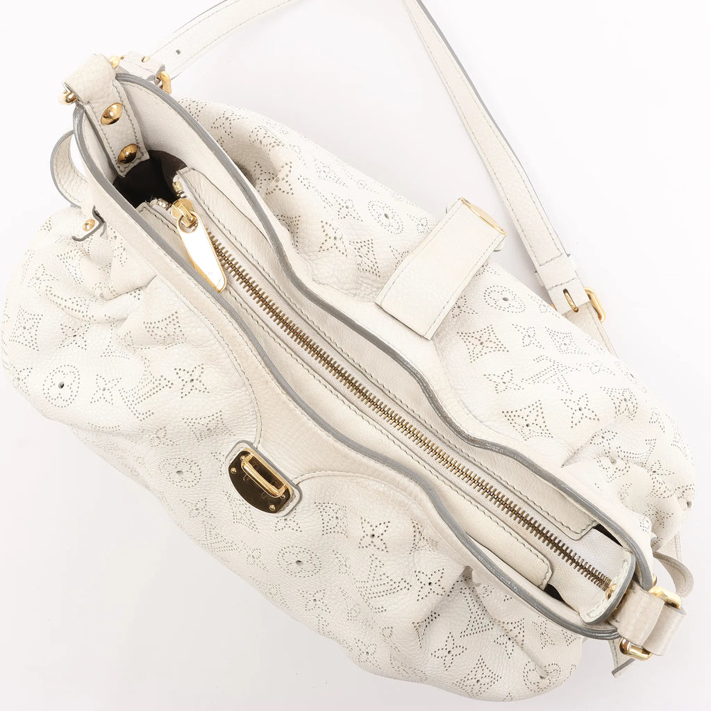 Louis Vuitton Mahina XS Monogram Leather Shoulder Bag in White