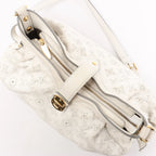 Louis Vuitton Mahina XS Monogram Leather Shoulder Bag in White