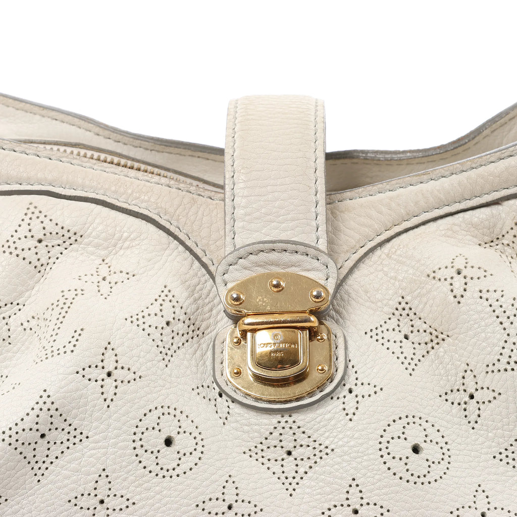 Louis Vuitton Mahina XS Monogram Leather Shoulder Bag in White