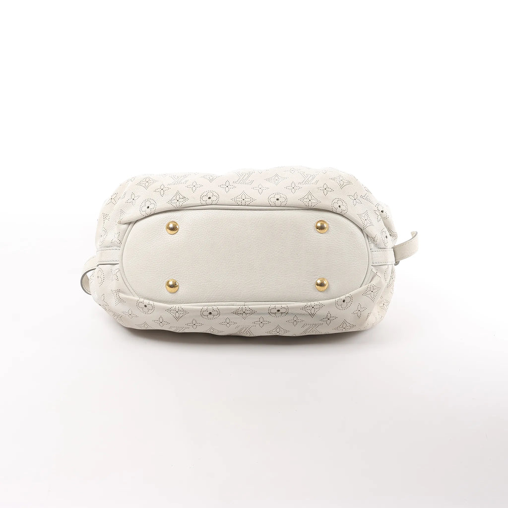 Louis Vuitton Mahina XS Monogram Leather Shoulder Bag in White