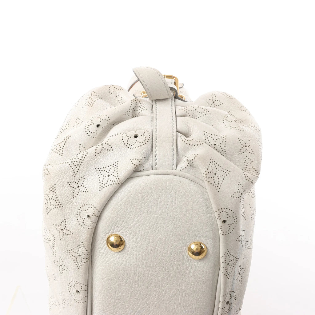 Louis Vuitton Mahina XS Monogram Leather Shoulder Bag in White