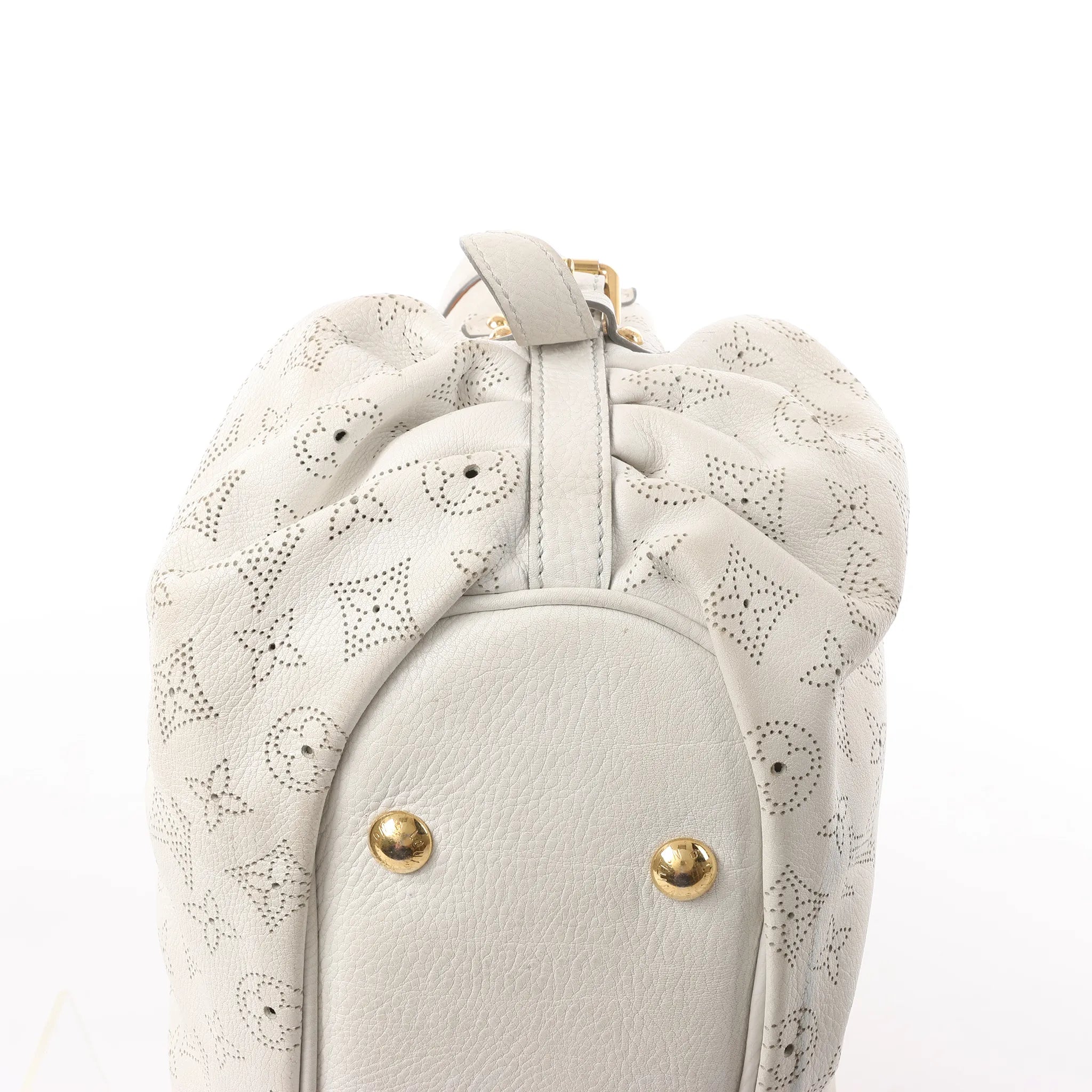 Louis Vuitton Mahina XS Monogram Leather Shoulder Bag in White