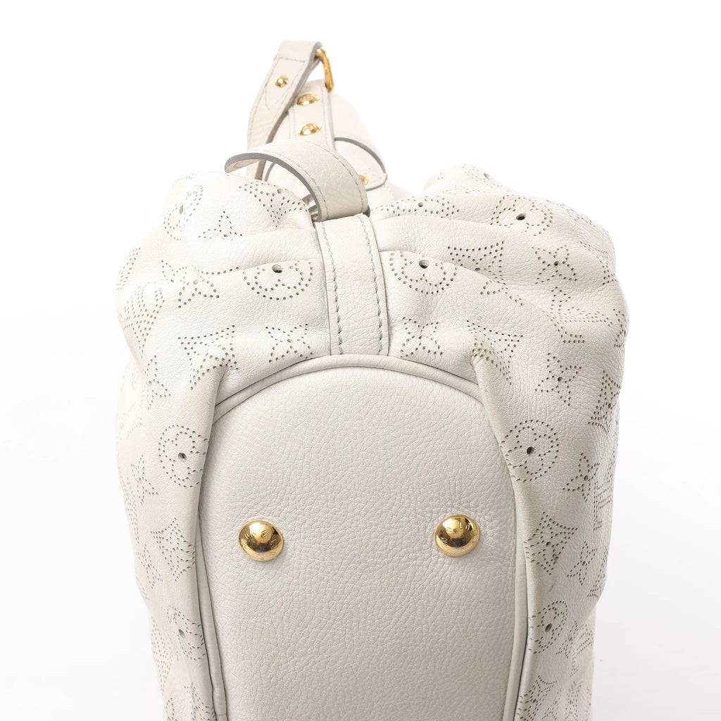 Louis Vuitton Mahina XS Monogram Leather Shoulder Bag in White