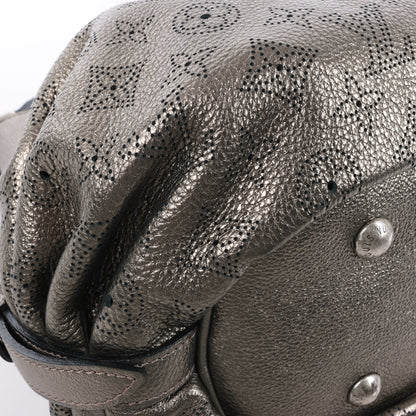 Louis Vuitton Metallic Monogram Mahina Leder Solar XS Umhängetasche in Bronze M95717