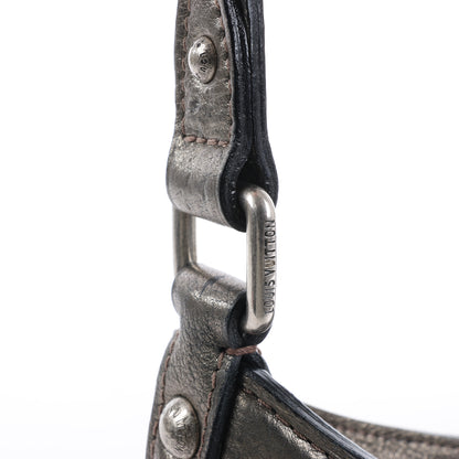 Louis Vuitton Metallic Monogram Mahina Leder Solar XS Umhängetasche in Bronze M95717