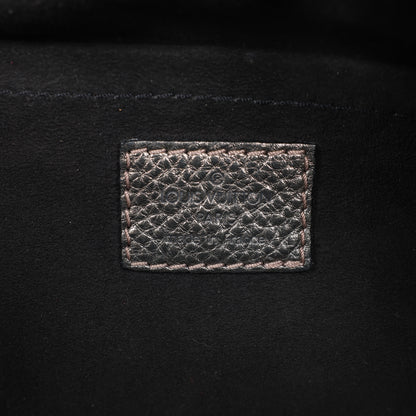 Louis Vuitton Metallic Monogram Mahina Leder Solar XS Umhängetasche in Bronze M95717