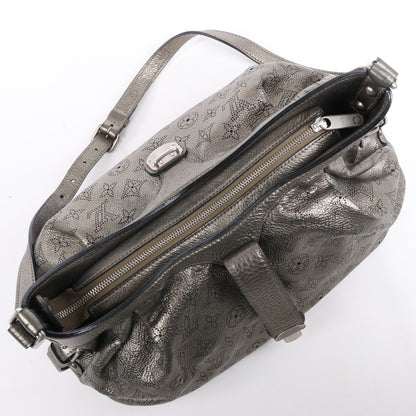 Louis Vuitton Metallic Monogram Mahina Leder Solar XS Umhängetasche in Bronze M95717
