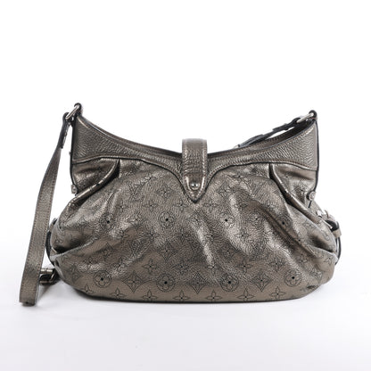Louis Vuitton Metallic Monogram Mahina Leder Solar XS Umhängetasche in Bronze M95717