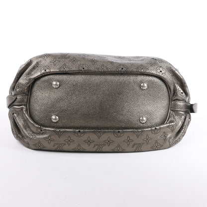 Louis Vuitton Metallic Monogram Mahina Leder Solar XS Umhängetasche in Bronze M95717