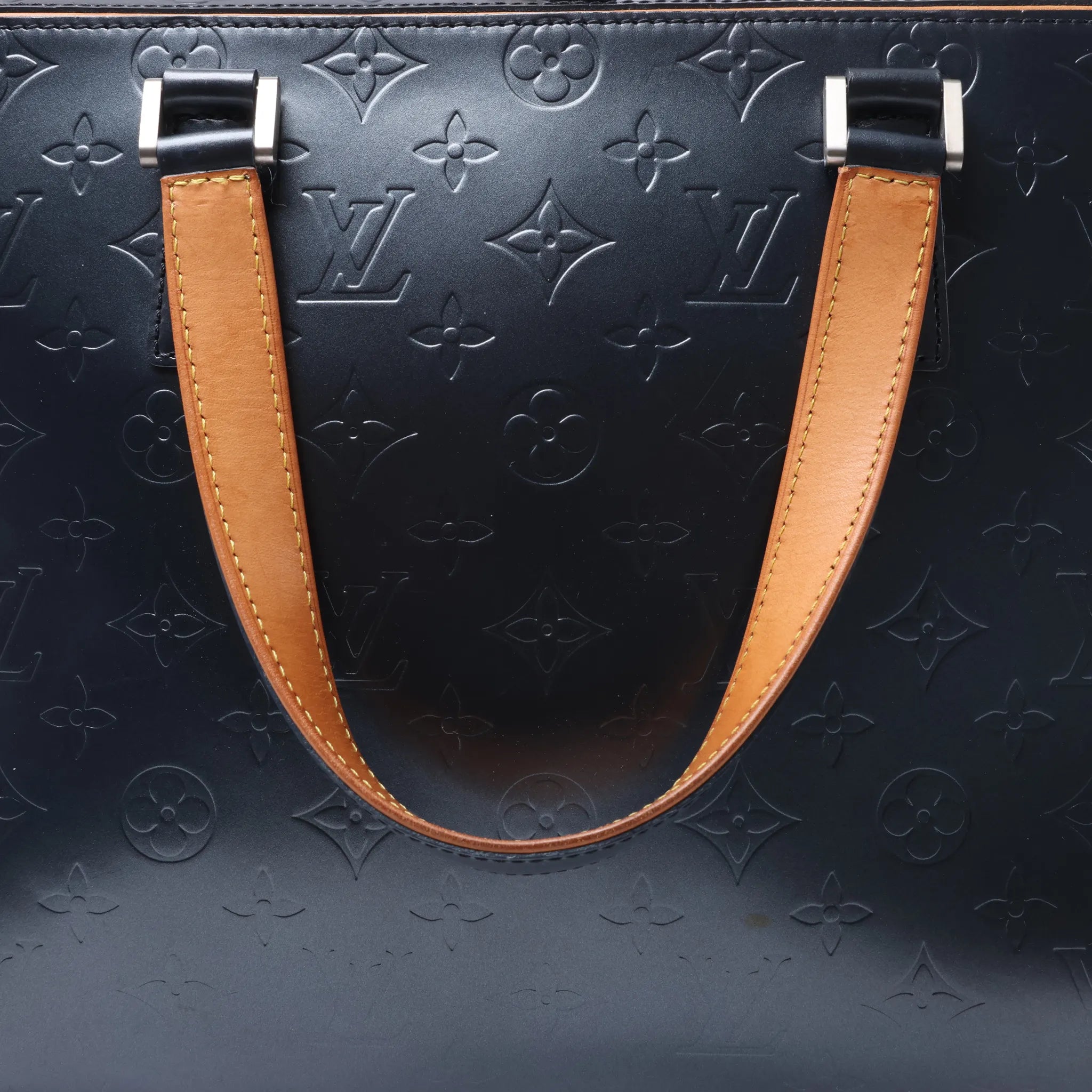 Louis Vuitton Malden Monogram Matt Handbag Navy Blue