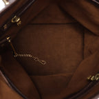Bolso de hombro Louis Vuitton Malle Damier Ebene en marrón