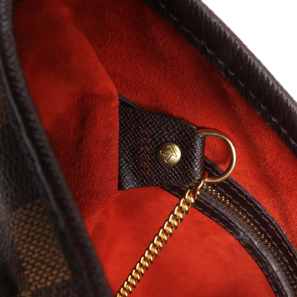 Louis Vuitton Malle Damier Ebene Shoulder Bag in Brown N42240