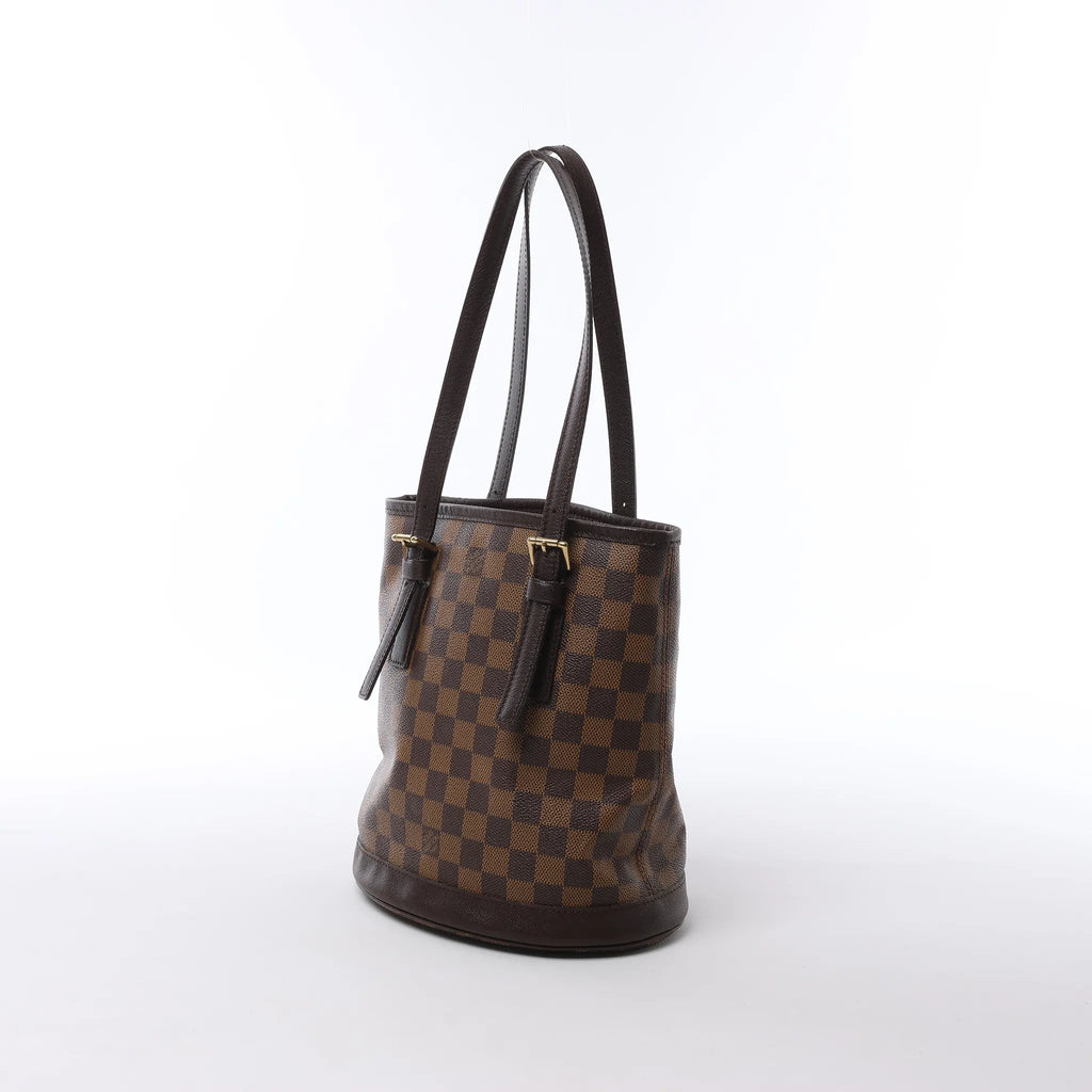 Louis Vuitton Malle Damier Ebene Shoulder Bag in Brown N42240