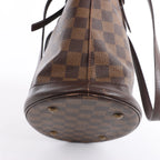 Louis Vuitton Marais Damier Ebene Shoulder Bag in Brown N42240