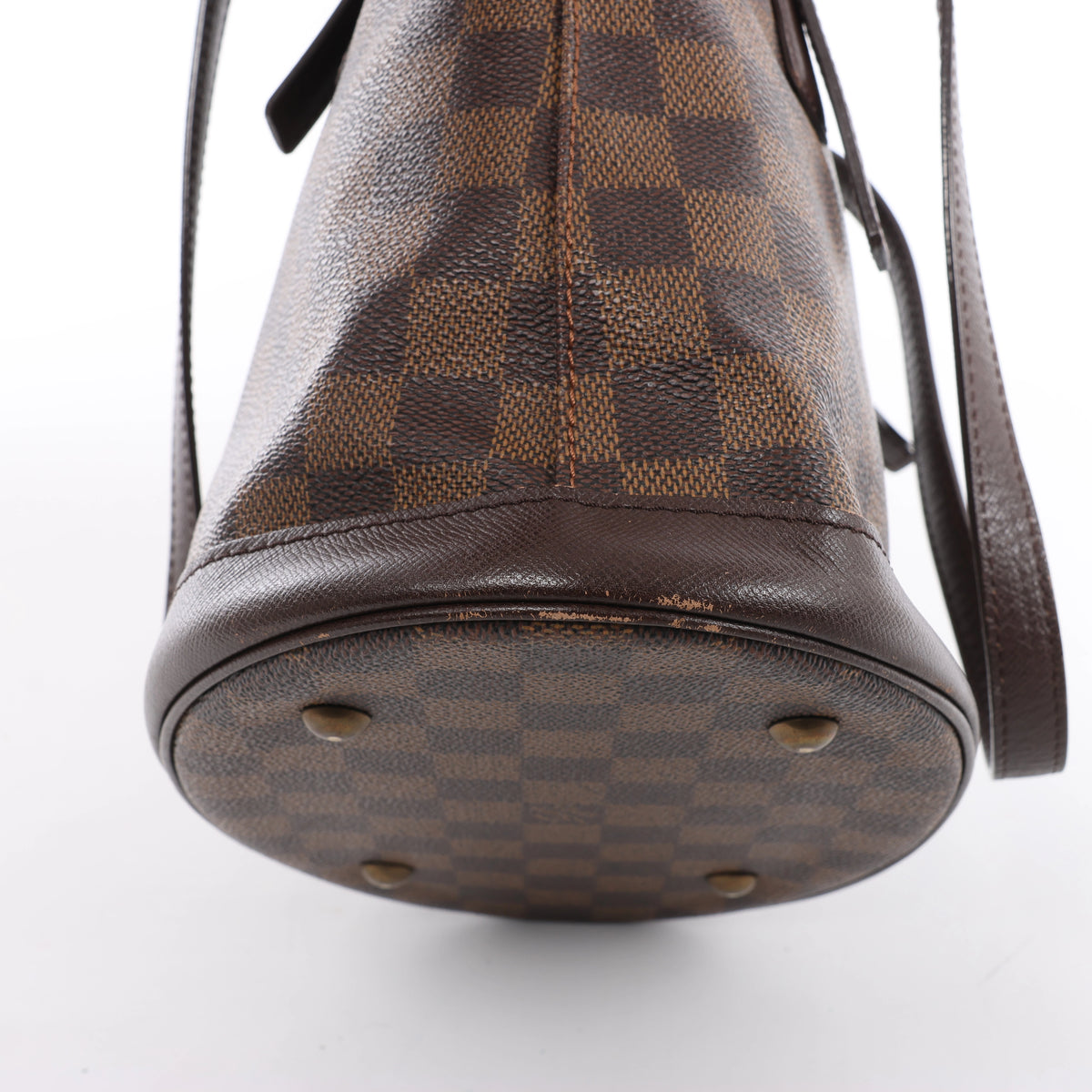 Louis Vuitton Marais Damier Ebene Shoulder Bag in Brown N42240