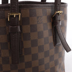 Louis Vuitton Marais Damier Ebene Shoulder Bag in Brown N42240