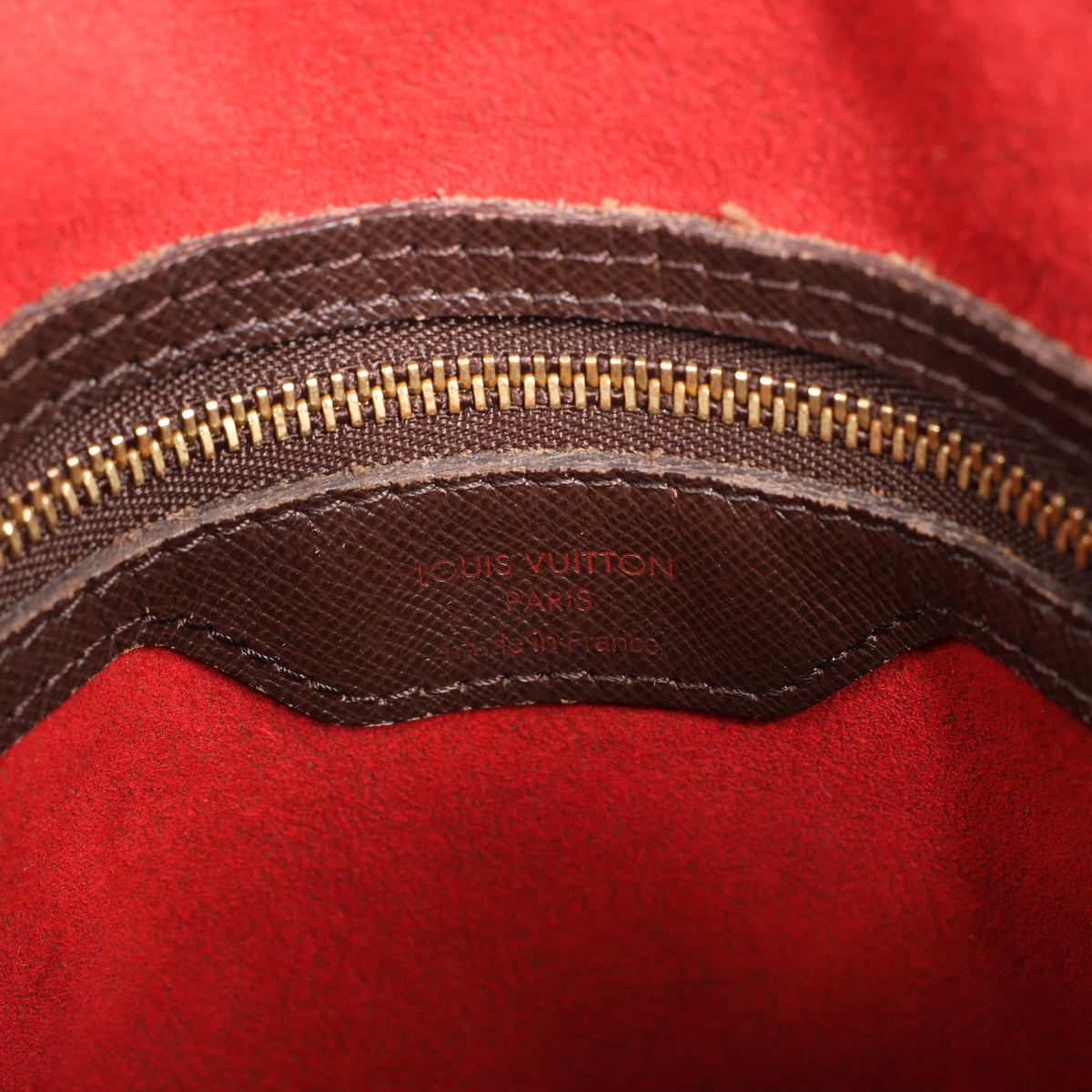 Louis Vuitton Marais Damier Ebene Shoulder Bag in Brown N42240