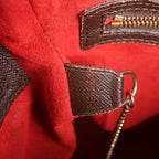 Louis Vuitton Marais Damier Ebene Shoulder Bag in Brown N42240