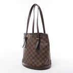 Louis Vuitton Marais Damier Ebene Shoulder Bag in Brown N42240
