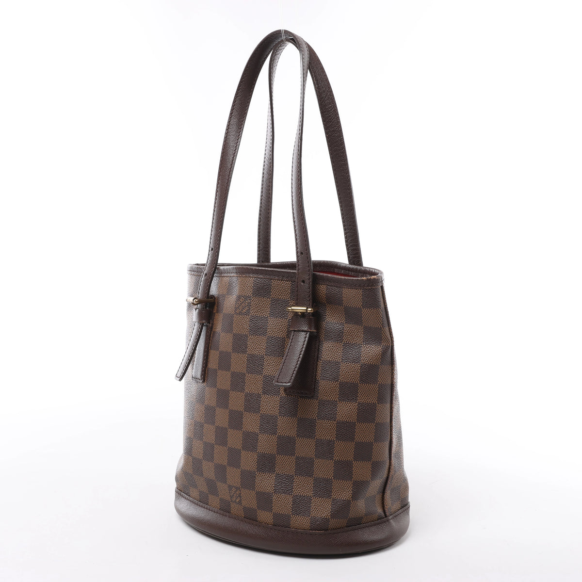 Louis Vuitton Marais Damier Ebene Shoulder Bag in Brown N42240