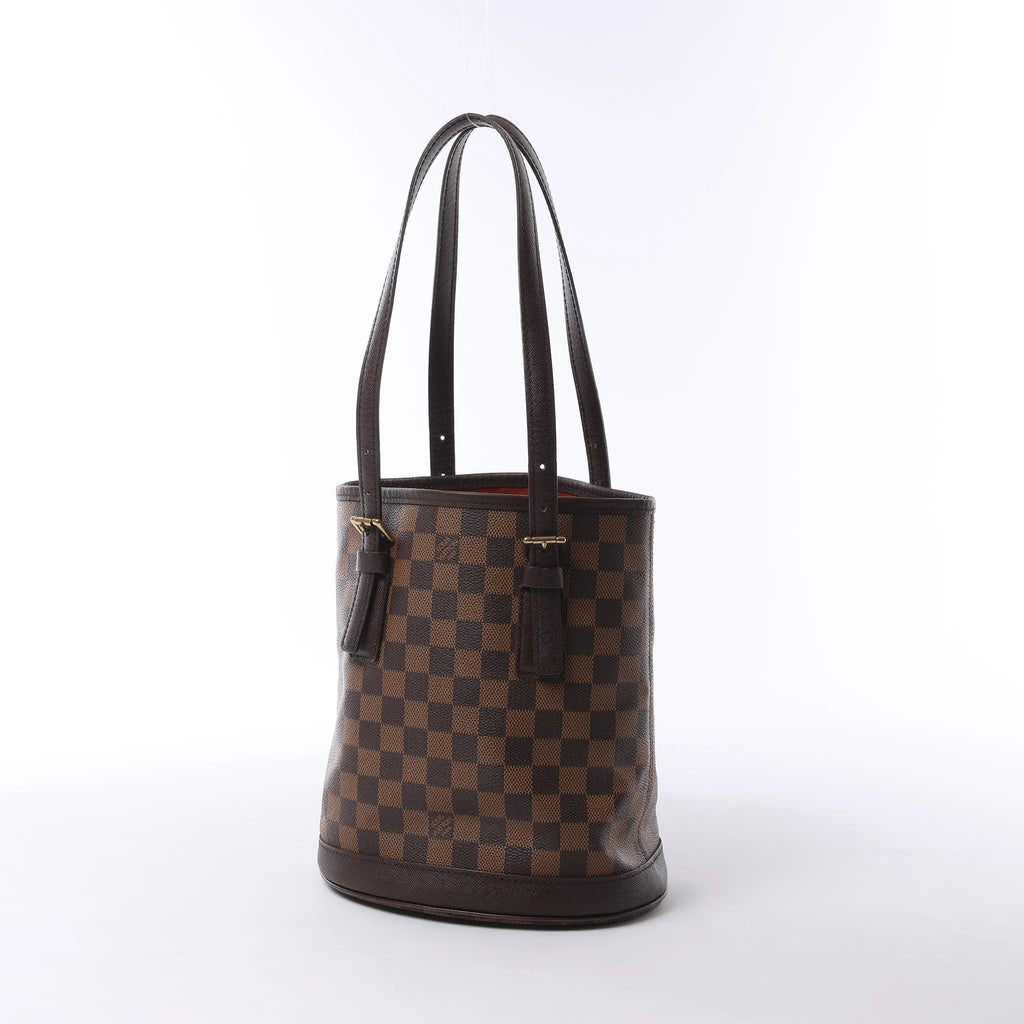 Louis Vuitton Malle Damier Ebene Shoulder Bag in Brown N42240