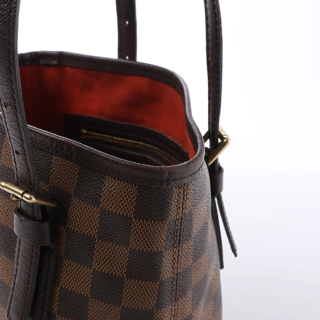 Louis Vuitton Malle Damier Ebene Shoulder Bag in Brown N42240