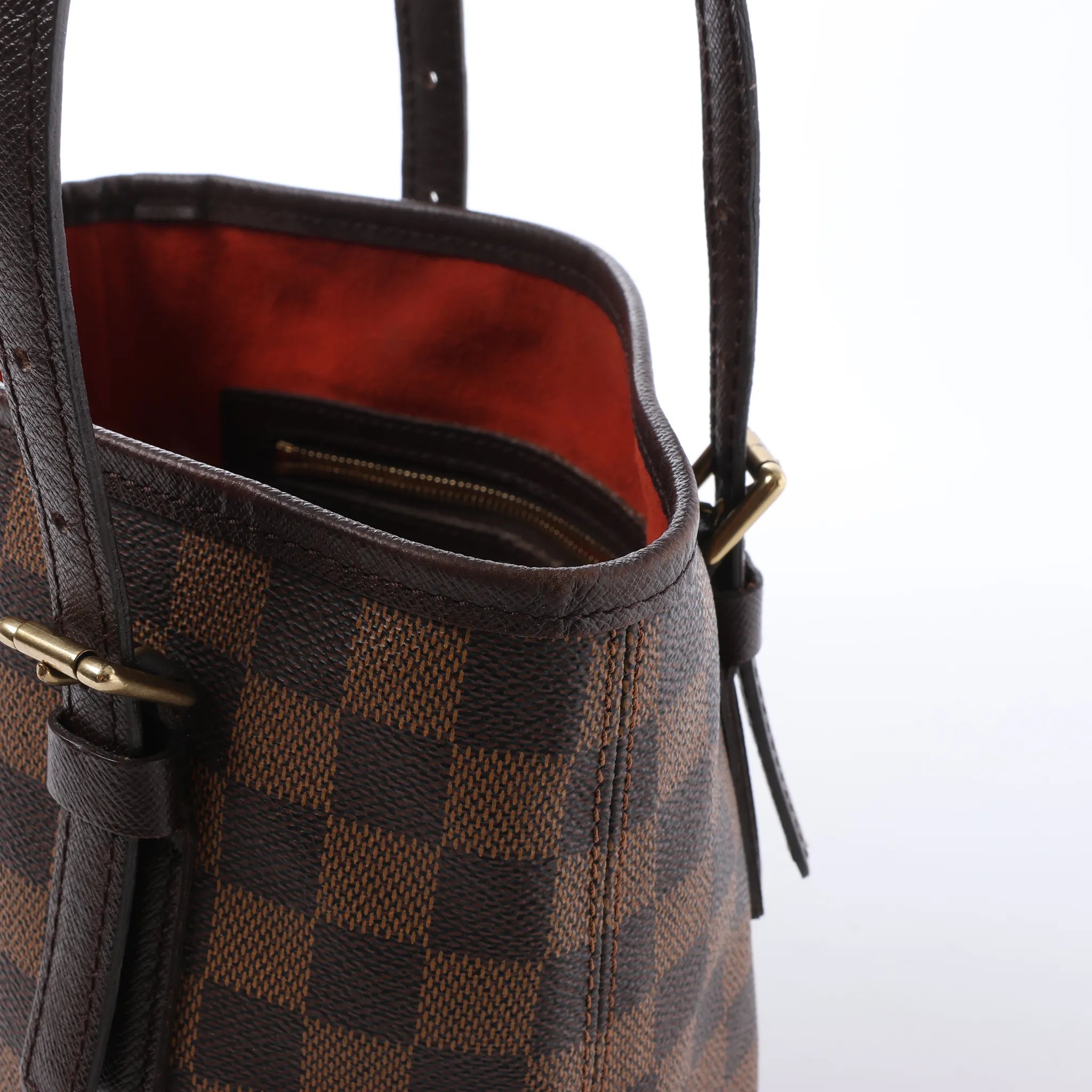 Louis Vuitton Malle Damier Ebene Shoulder Bag in Brown N42240