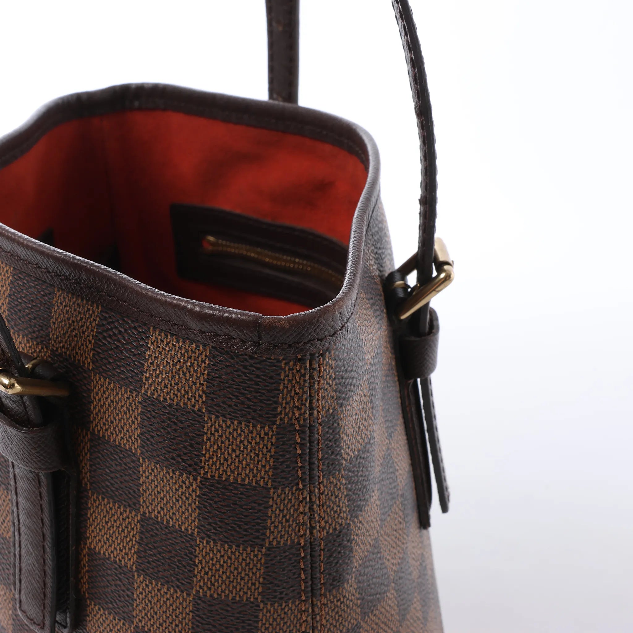 Louis Vuitton Malle Damier Ebene Shoulder Bag in Brown N42240