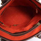 Bolso de hombro Louis Vuitton Malle Damier Ebene en marrón N42240
