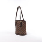 Bolso de hombro Louis Vuitton Malle Damier Ebene en marrón N42240