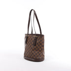 Bolso de hombro Louis Vuitton Malle Damier Ebene en marrón N42240