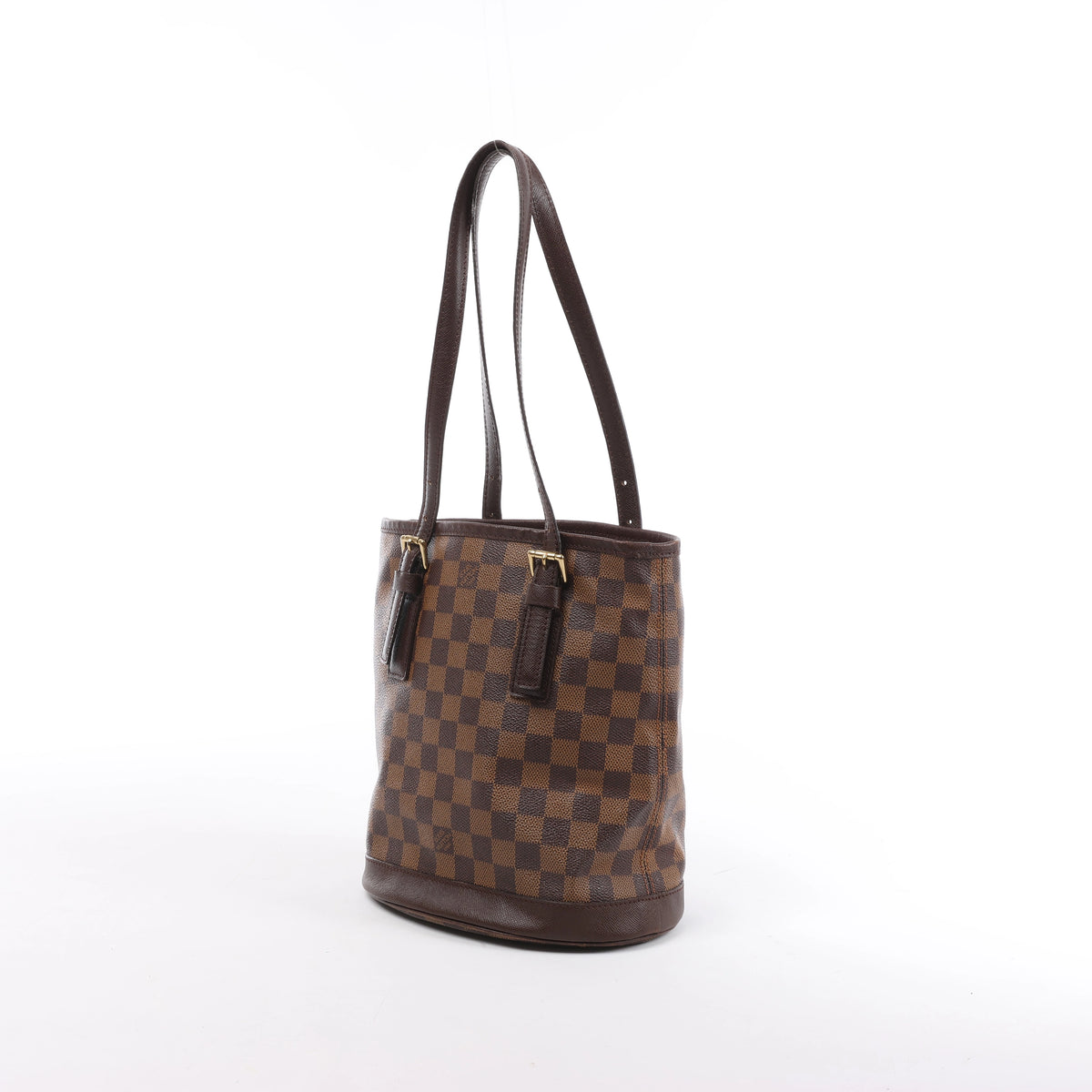 Bolso de hombro Louis Vuitton Malle Damier Ebene en marrón N42240