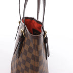 Bolso de hombro Louis Vuitton Malle Damier Ebene en marrón N42240