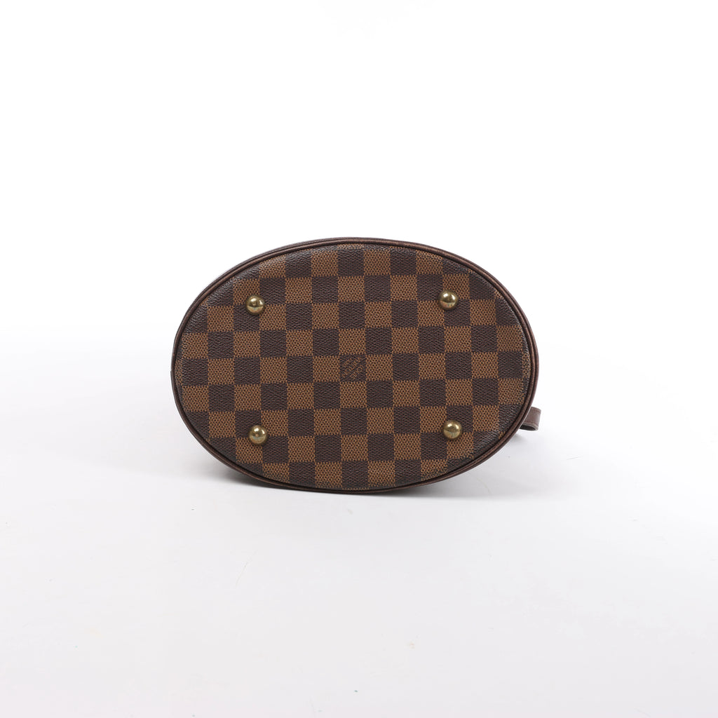 Bolso de hombro Louis Vuitton Malle Damier Ebene en marrón N42240
