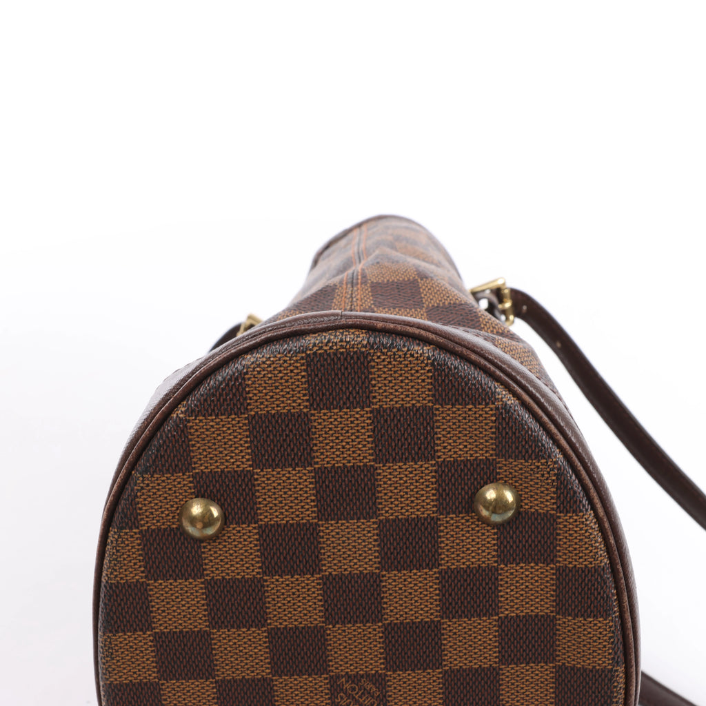 Bolso de hombro Louis Vuitton Malle Damier Ebene en marrón N42240