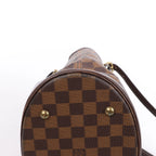Bolso de hombro Louis Vuitton Malle Damier Ebene en marrón N42240