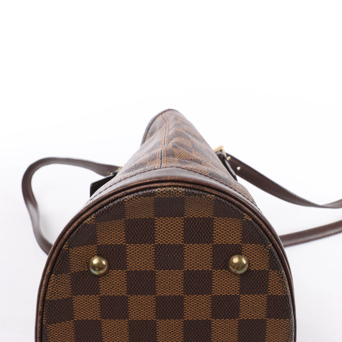 Bolso de hombro Louis Vuitton Malle Damier Ebene en marrón N42240